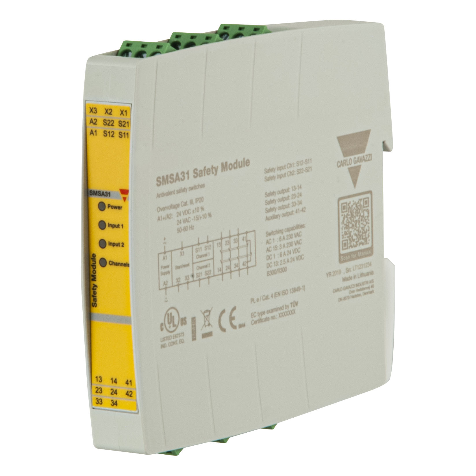 SMSA31 Carlo Gavazzi lanza la Serie SM de módulos para seguridad de las máquinas