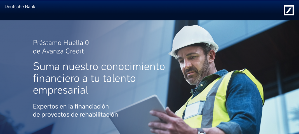 HEROS NEWSLETTER huella 0 1440×550-2 Avanza Credit, el área de negocio de Deutsche Bank dedicada a la financiación de proyectos, rehabilitación y eficiencia energética