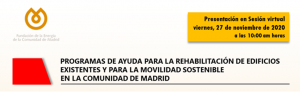 Jornada para los socios de ANESE sobre los Programas de ayuda para la rehabilitación de edificios existentes y para la movilidad sostenible