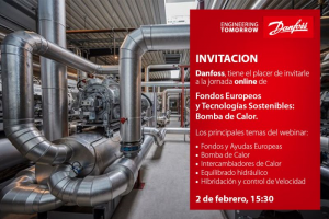 Danfoss webinar Danfoss organiza un webinar sobre los fondos y ayudas europeas