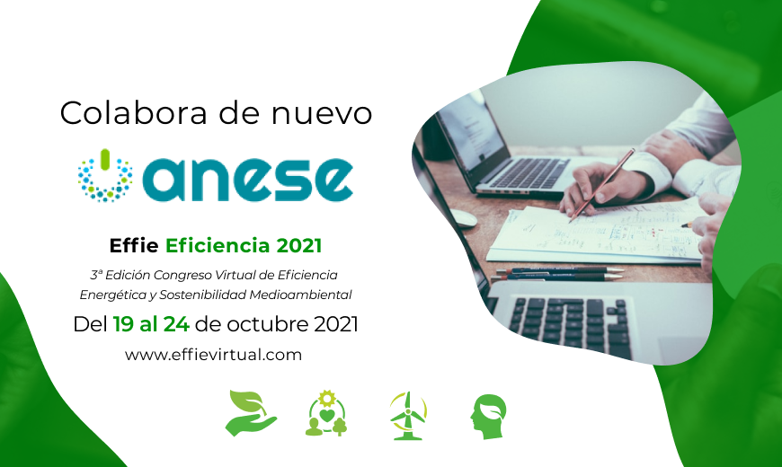 ANESE apoya la tercera edición del evento virtual Effie Eficiencia Energética 2021