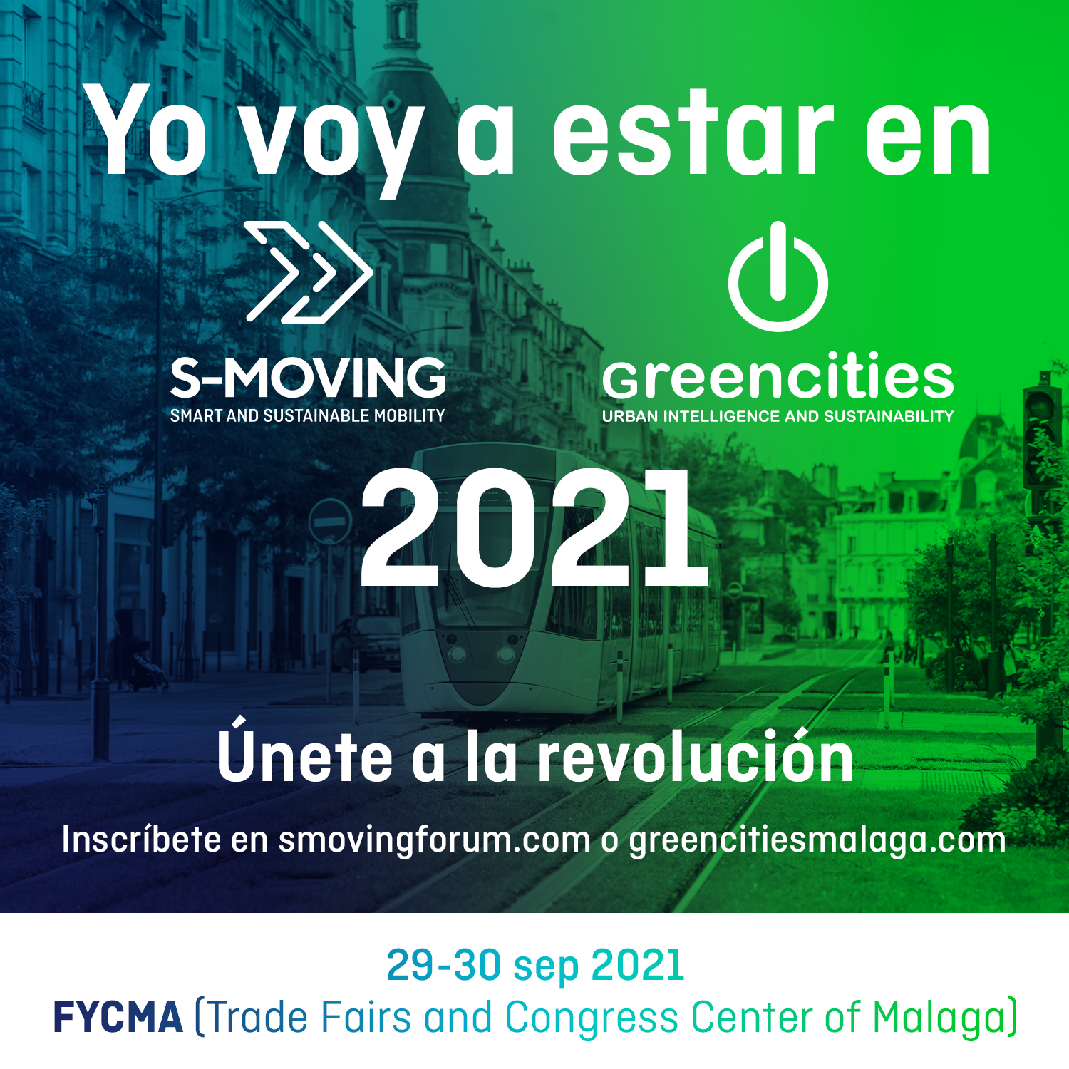Greencities y S-MOVING 2021 reunirán a más de 70 ciudades españolas que están liderando el cambio hacia las urbes y la movilidad del futuro
