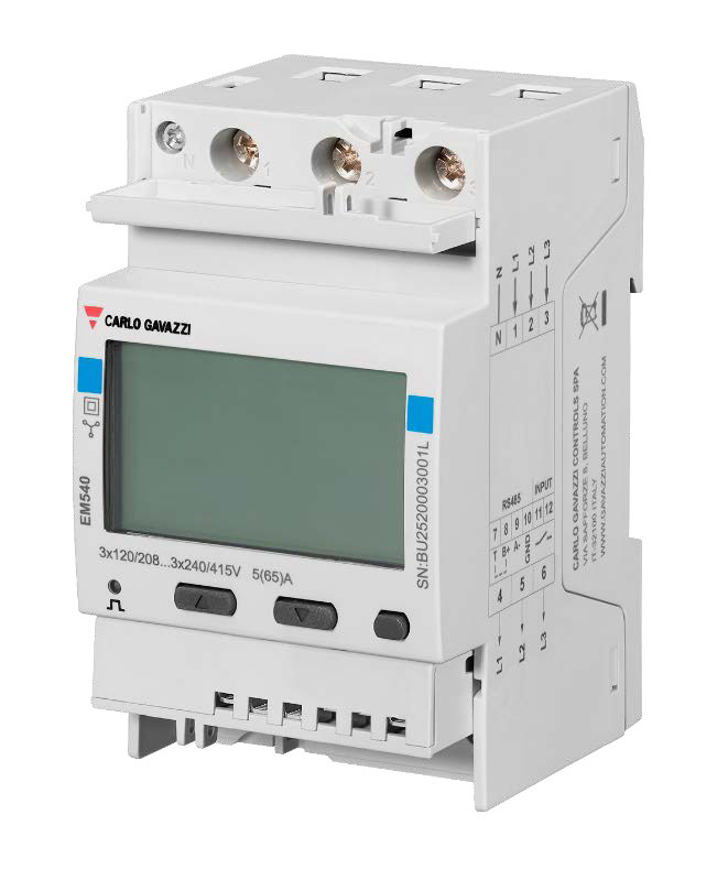 CVEM540 Carlo Gavazzi presenta sus nuevo analizadores de energía de lectura remota