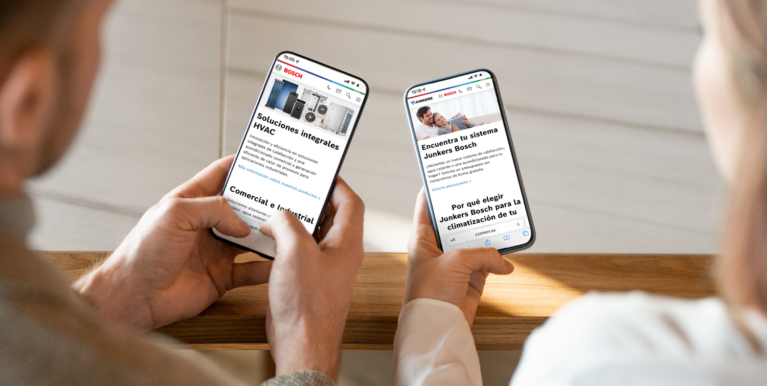 Bosch Termotecnia renueva todas sus web para hacerlas más accesibles desde los dispositivos móviles Bosch Termotecnia renueva todas sus páginas web para hacerlas más accesibles desde los dispositivos móviles