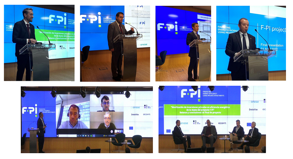 El proyecto F-PI, “Financing Energy Efficiency using Private Investments, concluye habiendo financiado 52 proyectos de eficiencia energética 