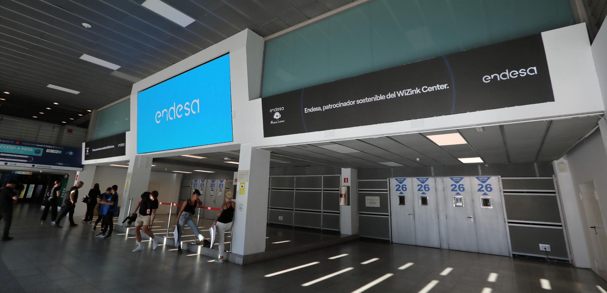 El Wizink Center de Madrid se transforma en un recinto cada vez más sostenible de la mano de Endesa