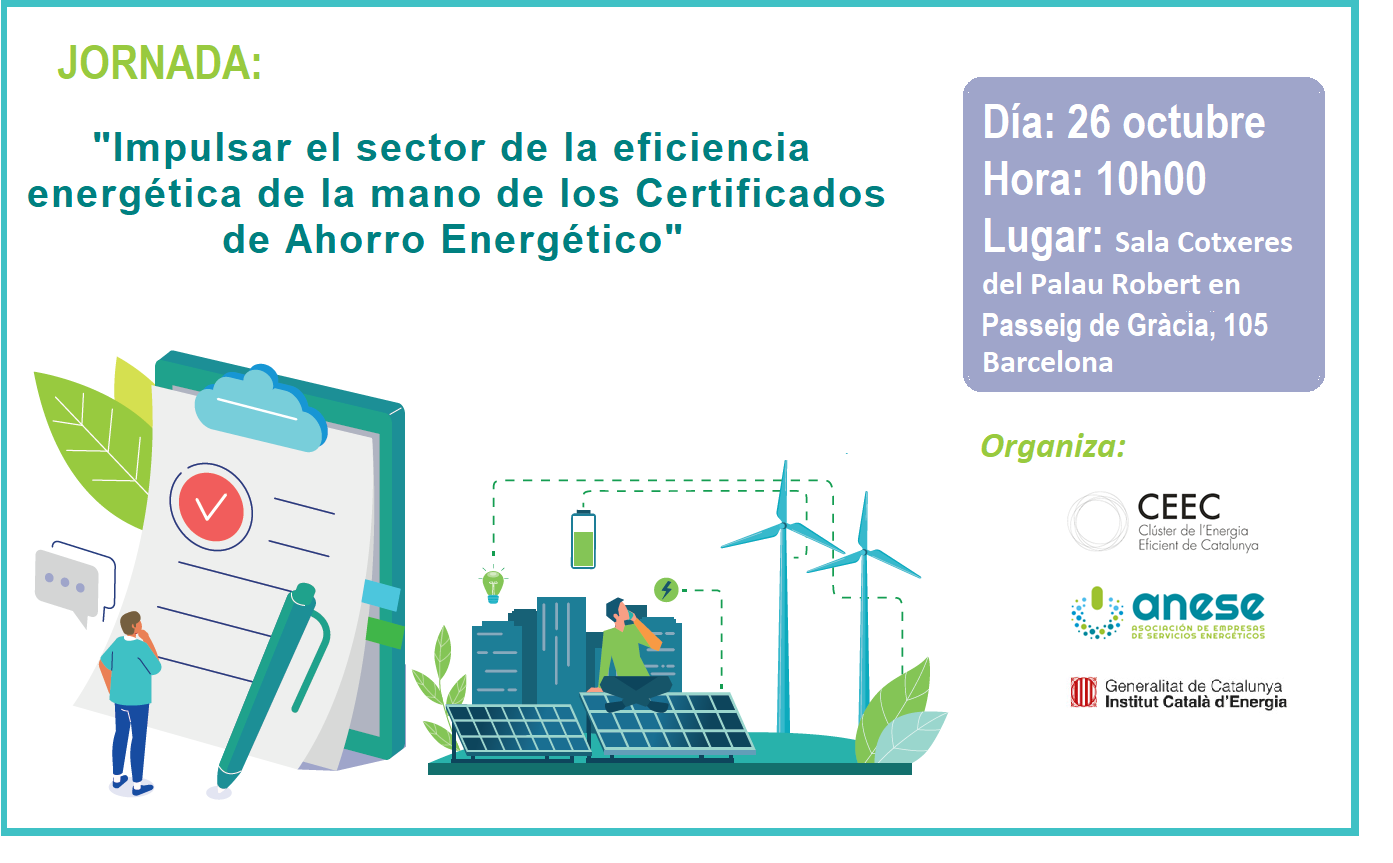 El CEEC, ANESE e ICAEN analizan la importancia de los Certificados de Ahorro Energético para el desarrollo del sector de la eficiencia energética 