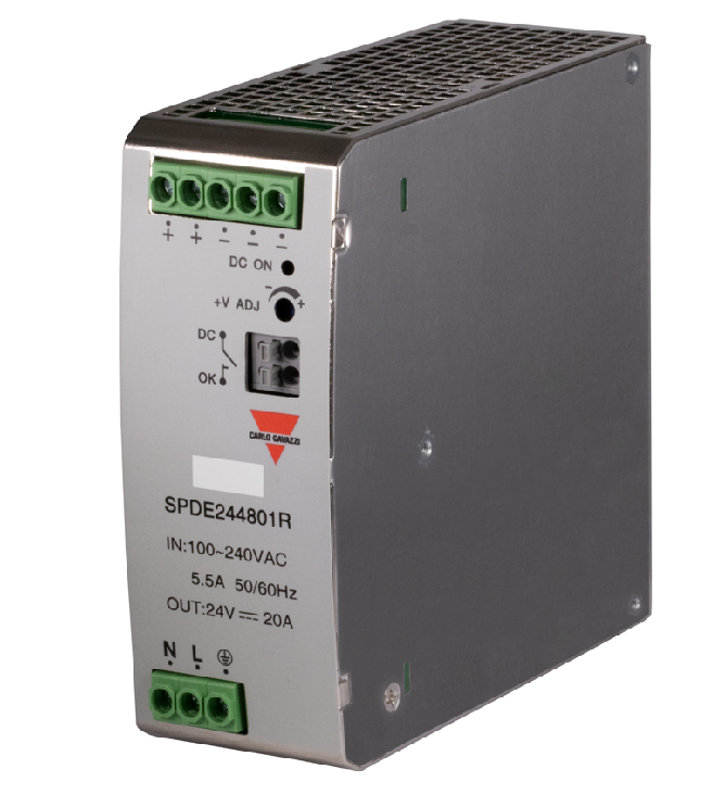Carlo Gavazzi din Serie SPDE de fuentes de alimentación de montaje en carril DIN de Carlo Gavazzi