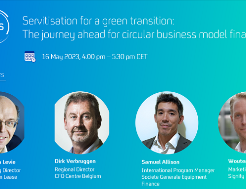 Nuevo webinar sobre «Servitización para una transición verde: el viaje hacia la financiación del modelo de negocio circular»