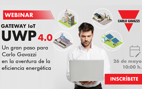 Carlo Gavazzi organiza webinar sobre Gateway IoT UWP4.0