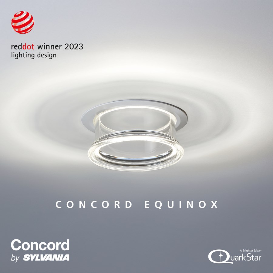 Sylvania gana el Red Dot Design Award con Concord Equinox