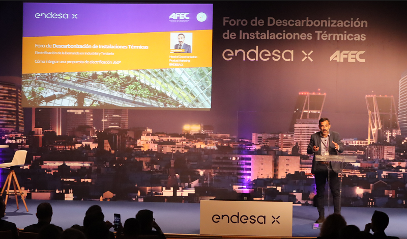 No te pierdas el vídeo del foro de descarbonización de instalaciones térmicas organizado por Endesa X y AFEC