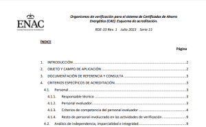  Ya pueden solicitar acreditación los verificadores de ahorro energético para actuar en el marco del Sistema de Certificados de Ahorro Energético 