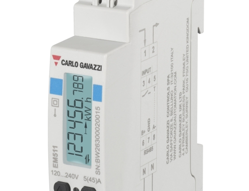Nuevos analizadores de energía de Carlo Gavazzi para aplicaciones de eficiencia energética de automatización industrial y de edificios