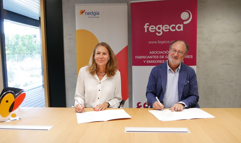 Nedgia Fegeca Nedgia colabora con FEGECA en la promoción del gas renovable y las soluciones eficientes a gas
