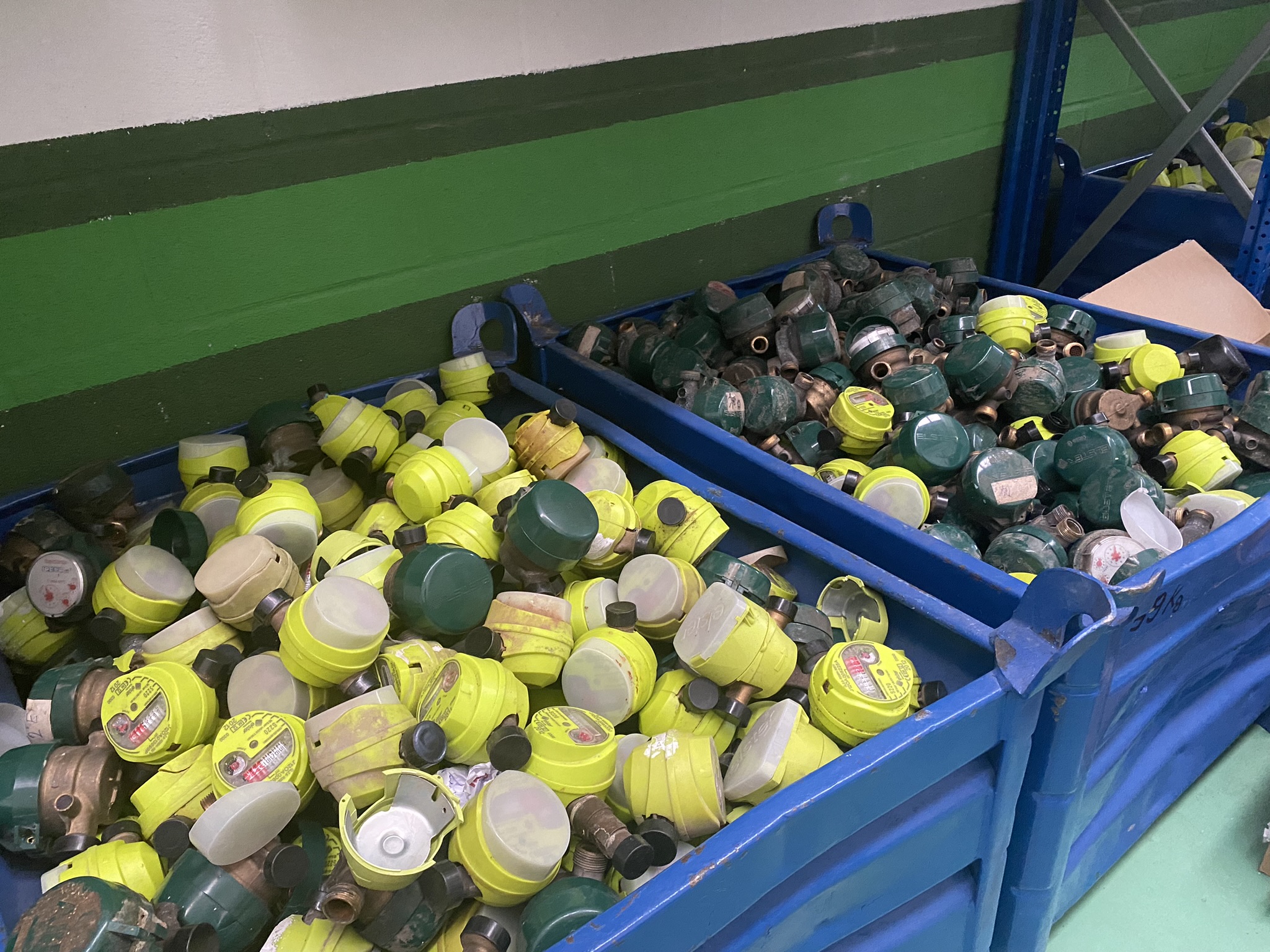ISTA recicló unos 5.800 kilos de latón procedentes de 15.000 contadores de agua