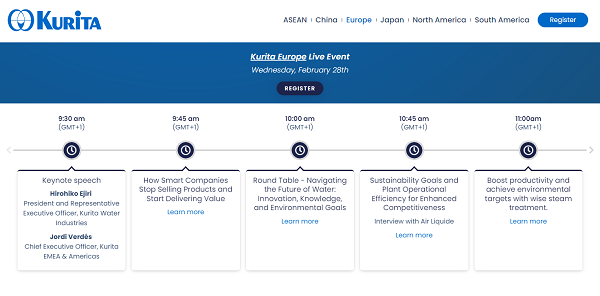 Kurita event Jornada on-line de Kurita