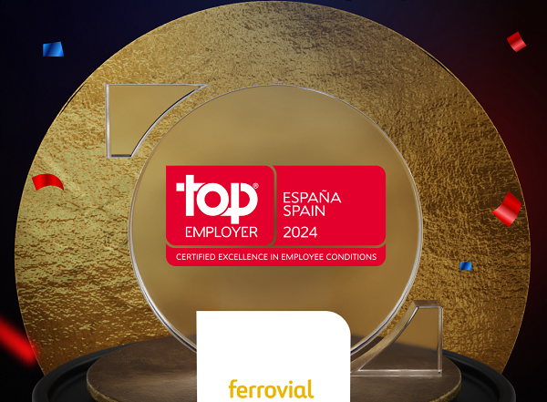 Ferrovial reconocida "Top Employer"