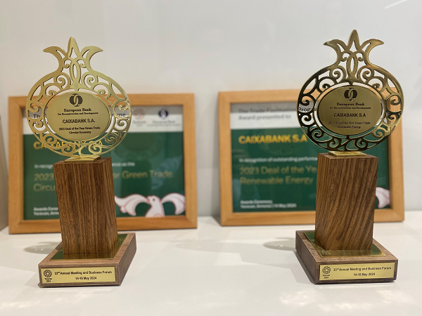CaixaBank BERD CaixaBank reconocida por el BERD