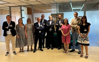 Primera reunión de la Comisión de Certificados de Ahorro Energético formada por A3E, ANESE y AMI, en la sede del Ministerio para la Transición Ecológica