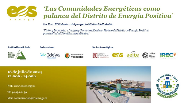 EOS energy comunidades energéticas EOS energy celebra foro sobre comunidades energéticas