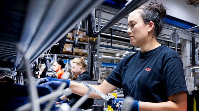 ABB planta Västeras Reducción de emisiones en ABB Smart Power en Västerås