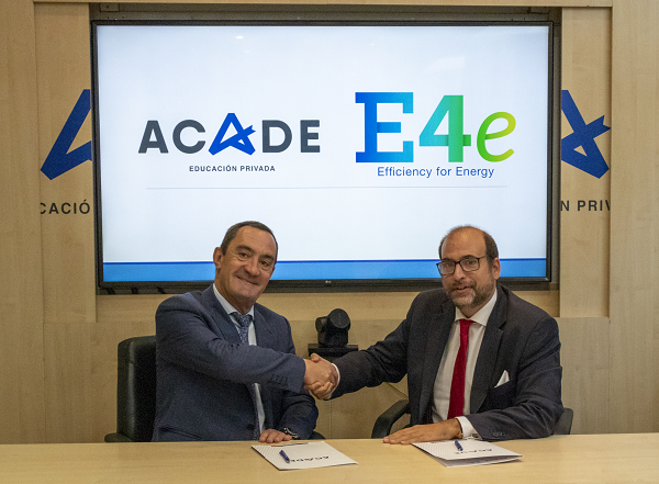 E4e y ACADE firman acuerdo