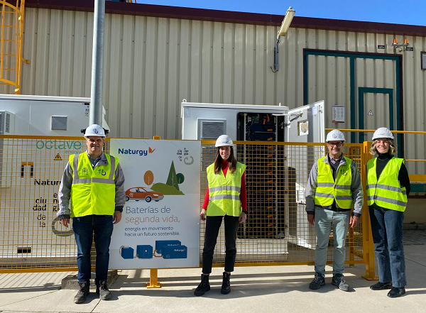 Naturgy y CIUDEN ponen en marcha con éxito su primer proyecto de baterías de vehículos de segunda vida
