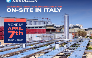 Absolicon abre las puertas de su campo solar instalado en Bari (Italia), en la cervecera Birra Peroni