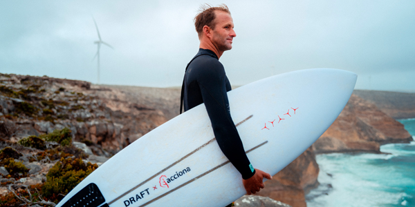 Acciona surf ACCIONA crea tablas de surf hechas con palas eólicas recicladas