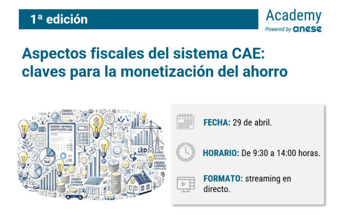 Aspectos fiscales del sistema CAE: claves para la monetización del ahorro