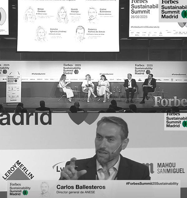 En mesa moderada por ANESE, Engie, Veolia y Deloitte debaten sobre la sostenibilidad como modelo de negocio en el Forbes Sustainability Summit 2025