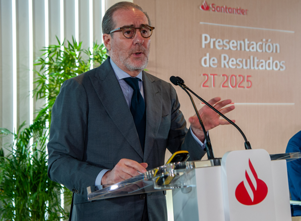 Santander aumenta un 19% el beneficio