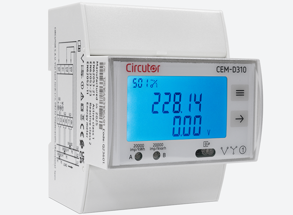Circutor presenta los contadores de energía CEM