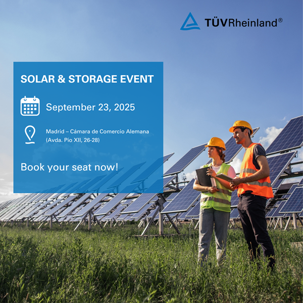Tuv Solar Storage Evento "Solar and Storage" de TÜV