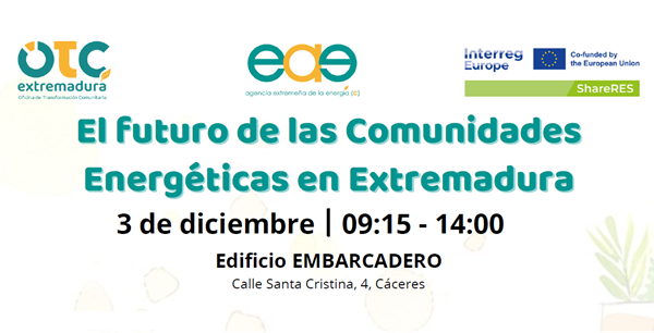 ANESE participa en la jornada sobre el futuro de las comunidades energéticas en Extremadura