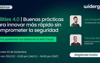 Widergy organiza un webinar sobre buenas prácticas en utilities