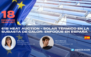 Solar Térmico en la Subasta de Calor