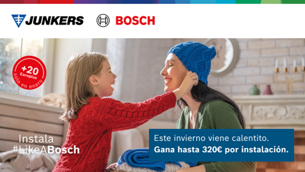 Bosch da la bienvenida al nuevo año con la campaña «Este invierno viene calentito»