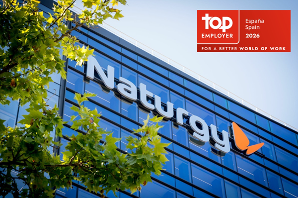 Naturgy ha sido reconocida nuevamente como Top Employer España