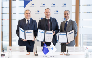 BBVA y el Banco Europeo de Inversiones (BEI) han firmado dos acuerdos en materia de financiación verde.