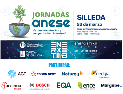 ANESE pone rumbo a Galicia para celebrar sus Jornadas de Descarbonización y Competitividad Industrial en Enerxétika 2026