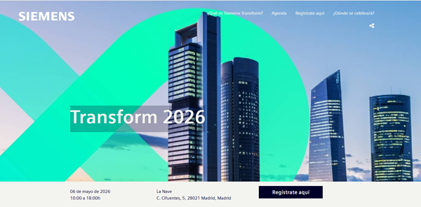 Siemens Transform 2026 llega a Madrid
