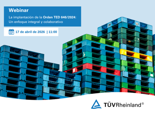 TÜV Rheinland organiza un webinar sobre la Orden TED/646/2023, que establece los criterios para que los residuos termoplásticos dejen de considerarse residuos