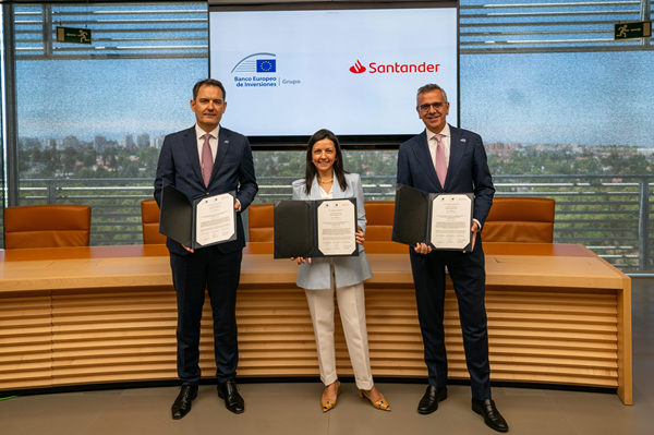El Grupo BEI y Santander movilizarán 1.430 millones de euros